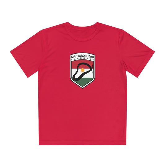 Youth Hungary Lacrosse Sport-Tek Performance Tee