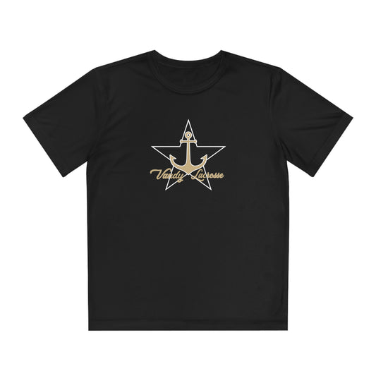 Youth Commodores Lacrosse Club Sport-Tek Performance Tee