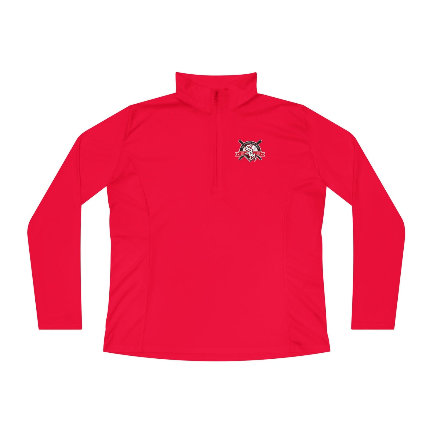 Women's South Orange-Maplewood Baseball Sport-Tek Quarter-Zip Pullover