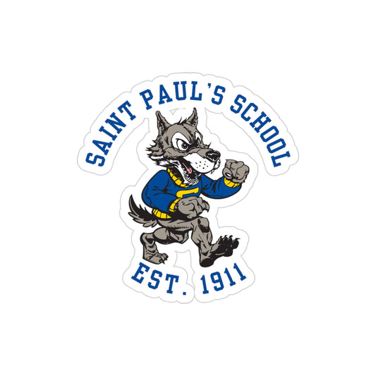Saint Paul's School Transparent Die-Cut Outdoor Sticker