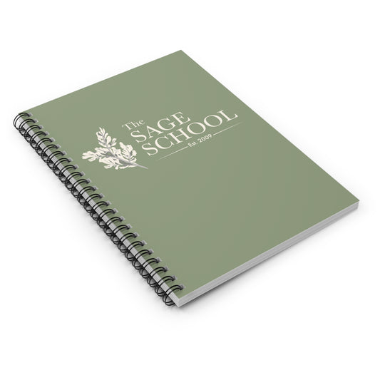 The Sage School Spiral Notebook - Ruled Line