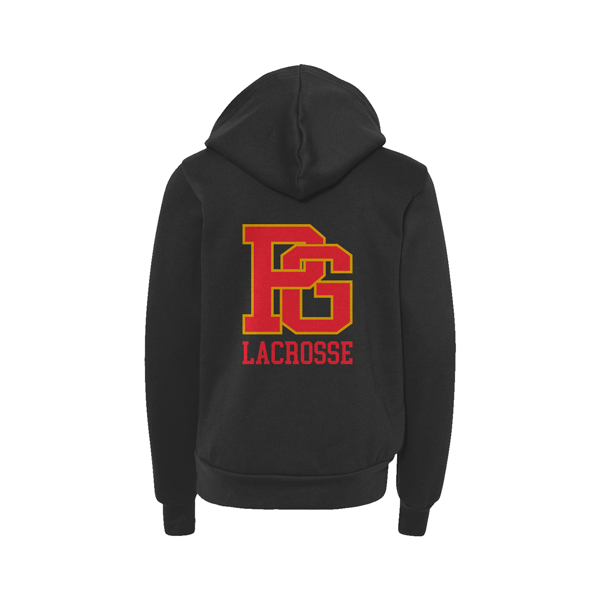 Youth PGHS Lacrosse Bella + Canvas Sponge Fleece Hoodie