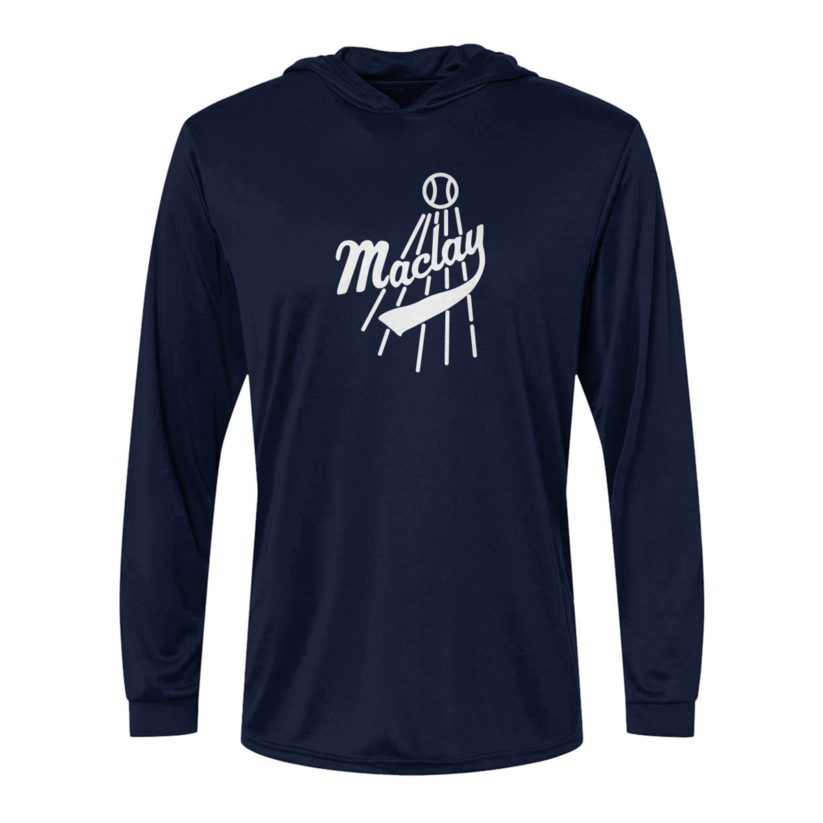 Adult Maclay Baseball Paragon Bahama Sun Hoodie