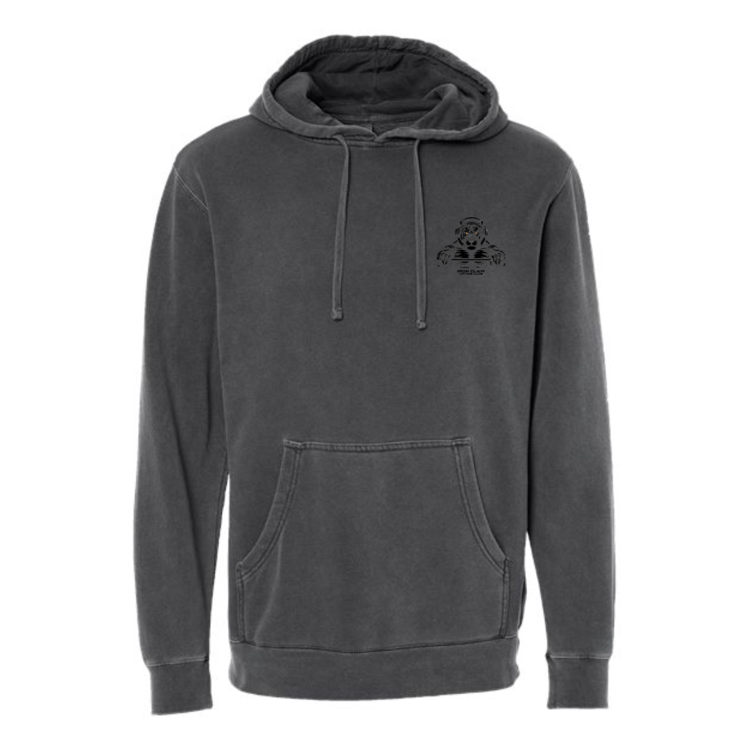 Adult Iron Claw Independent Pigment Dyed Hoodie