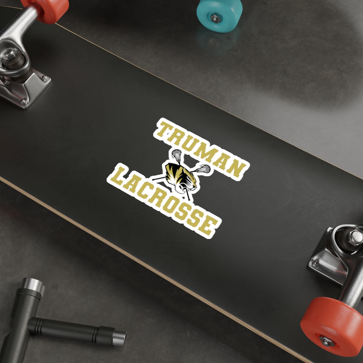 Truman Lacrosse Die-Cut Stickers