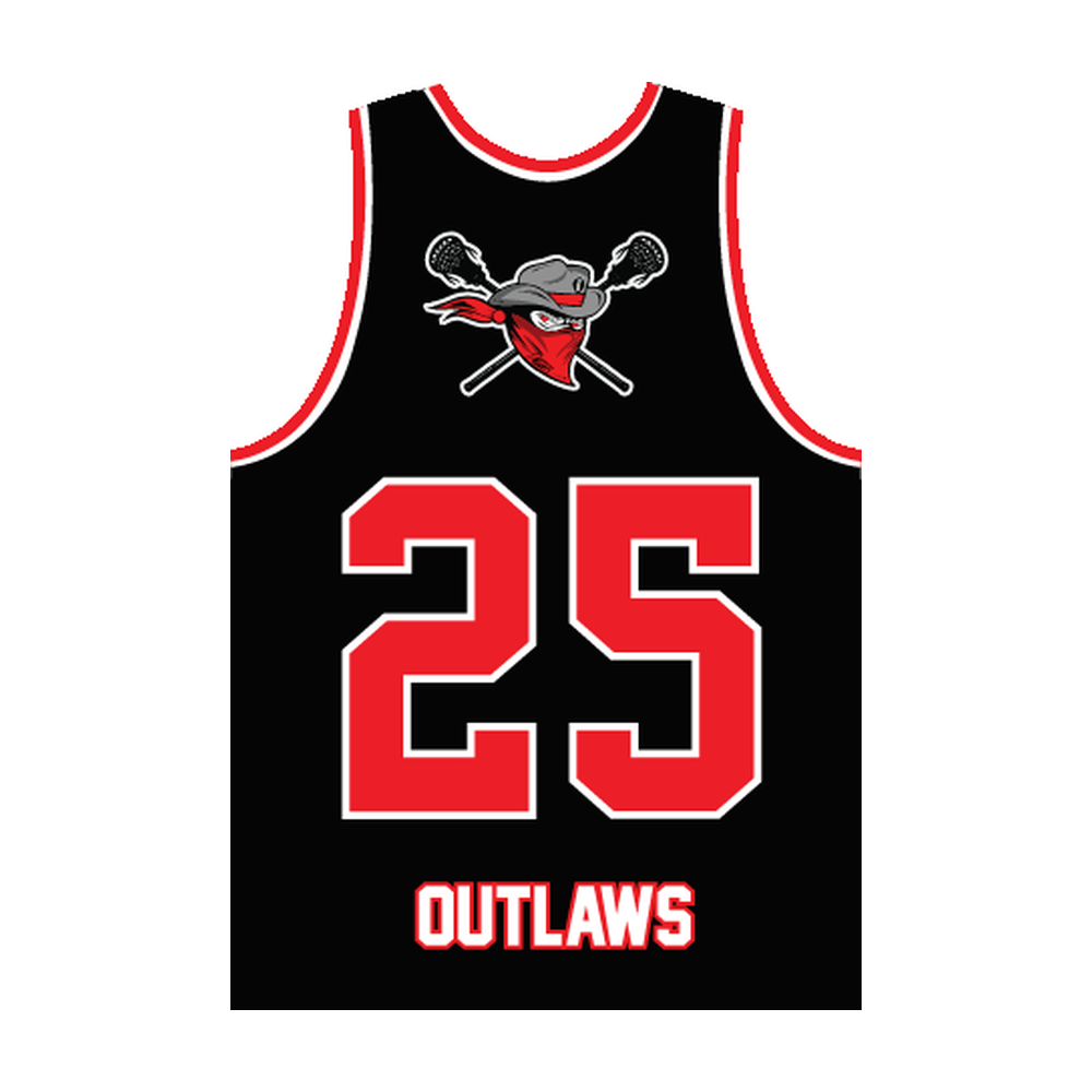 Boys South Bay Outlaws Reversible Pinnie — 3rd/4th — black back