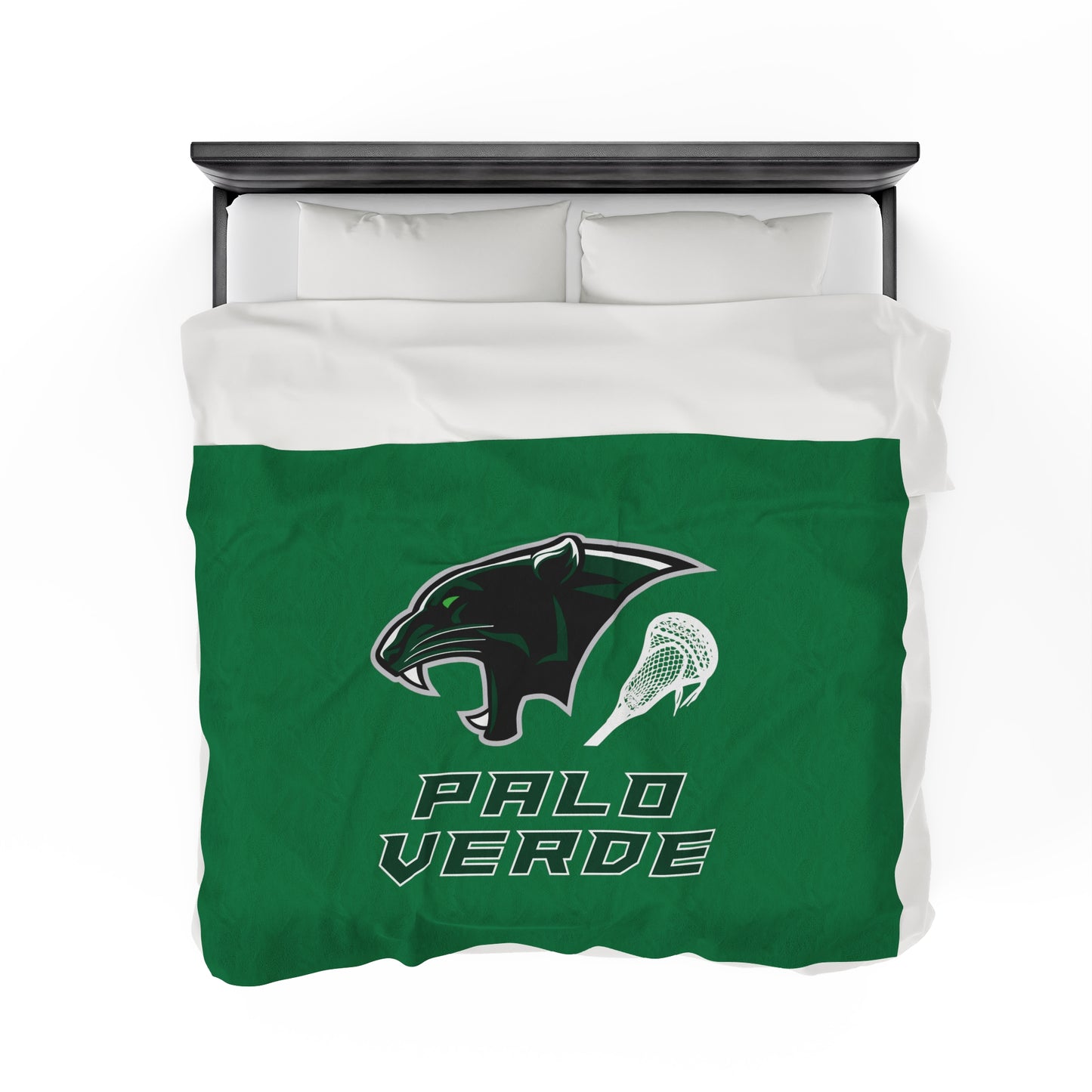 Palo Verde Lacrosse Velveteen Plush Blanket (60" x 80")