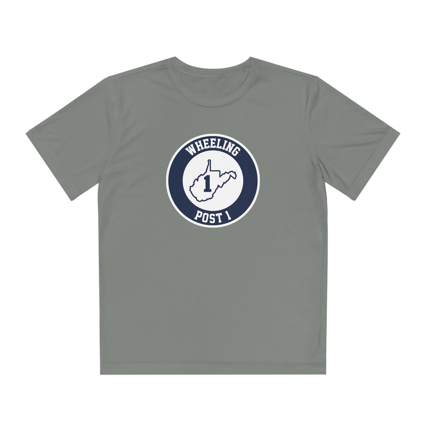 Youth Wheeling Post 1 Sport-Tek Performance T-shirt