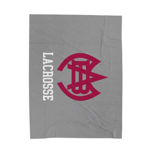 MBA Lacrosse Velveteen Plush Blanket (60" x 80")