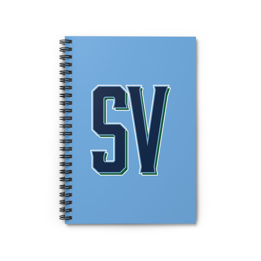 Sun Valley Lacrosse Spiral Notebook - Ruled Line (8" x 6")