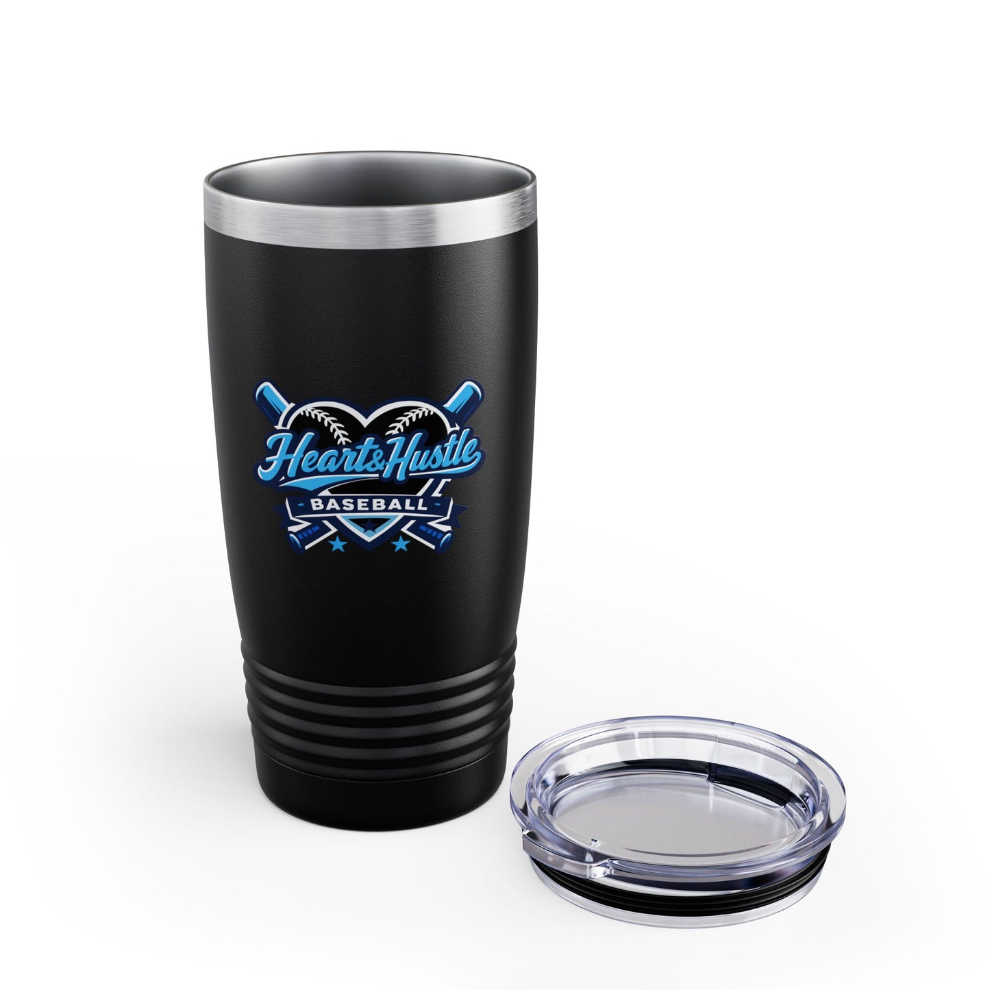 Heart and Hustle Baseball Ringneck Tumbler (20oz)