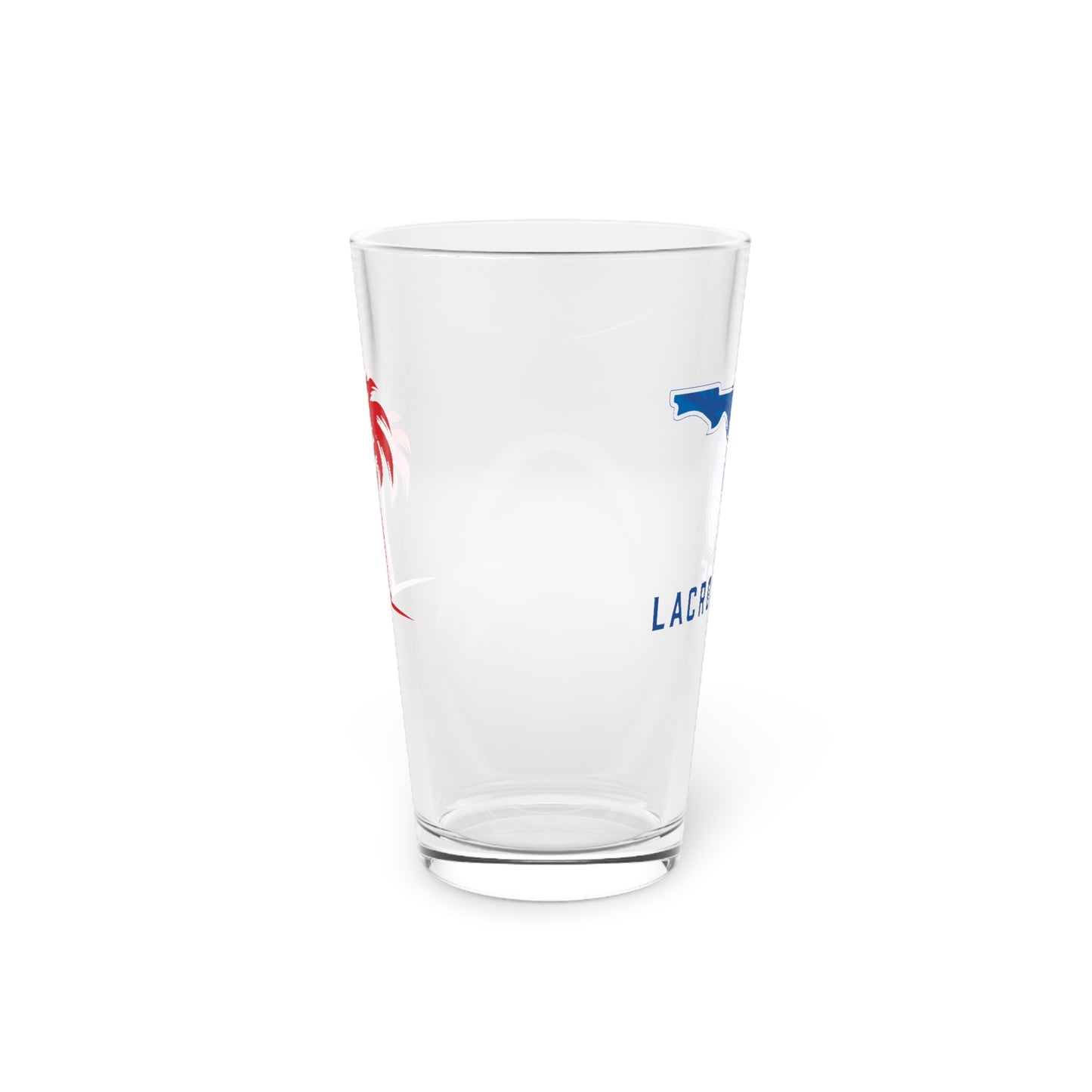 FAU Lacrosse Pint Glass