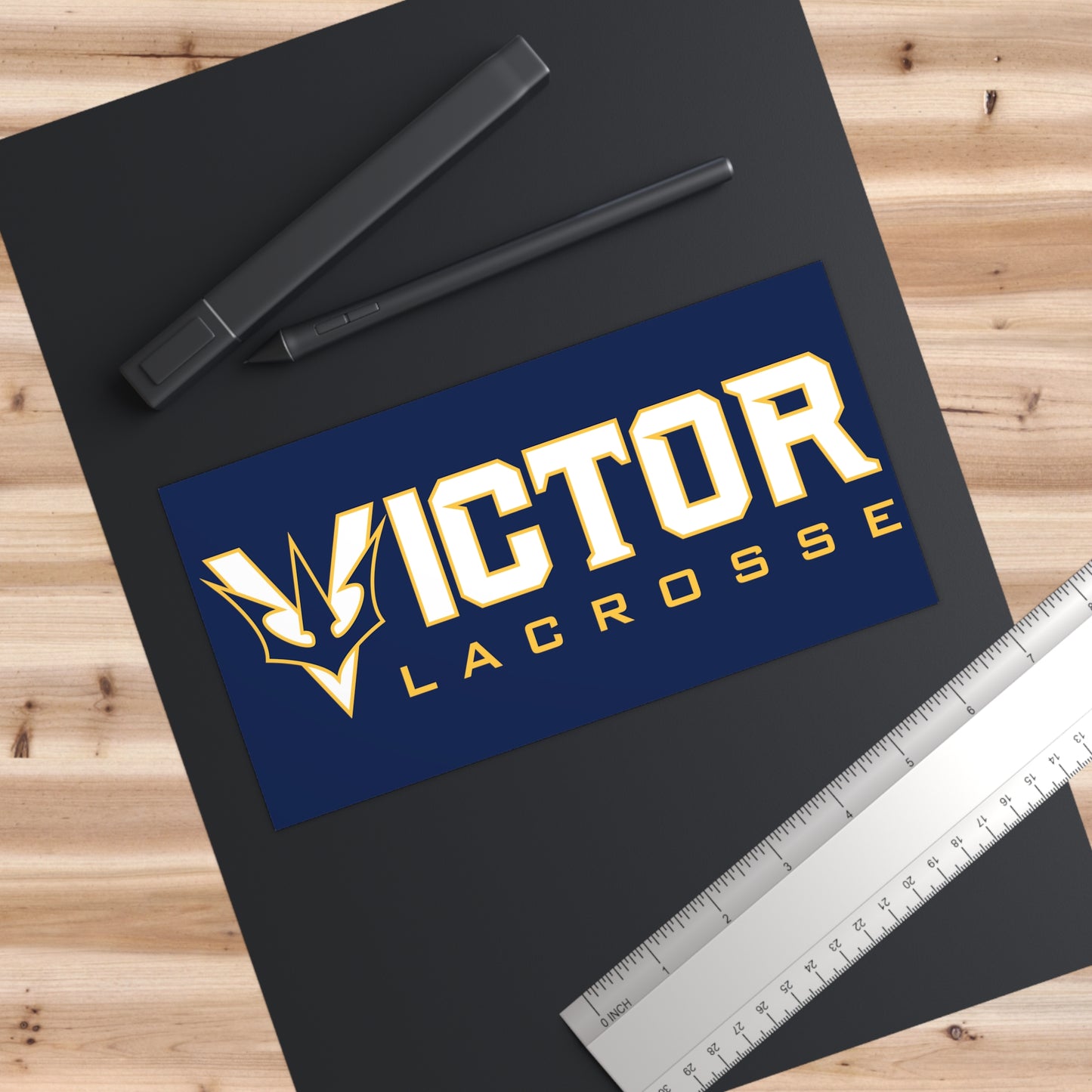 Victor Lacrosse Bumper Sticker