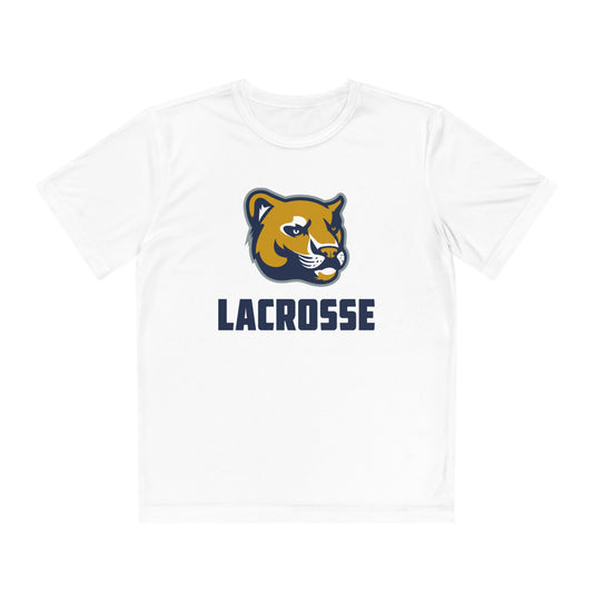 Youth Evergreen Cougars Lacrosse Sport-Tek Performance T-shirt