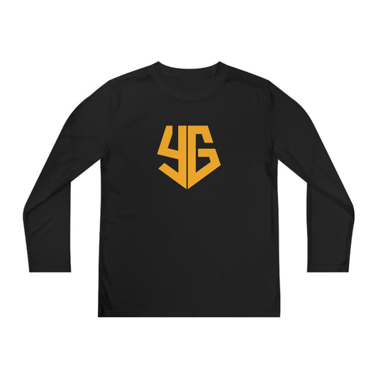 Youth YouthGold Sport-Tek Performance Long Sleeve Shirt