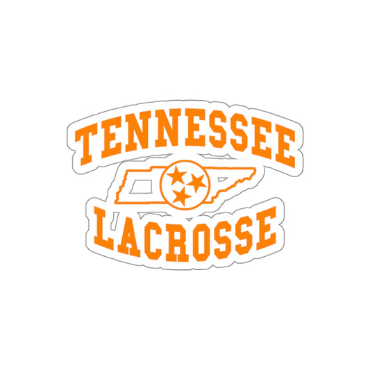 Tennessee Lacrosse Die-Cut Outdoor Sticker (3"x3")