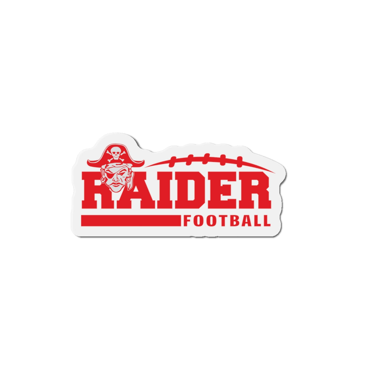 Fairport Football and Cheer Die-Cut Magnet