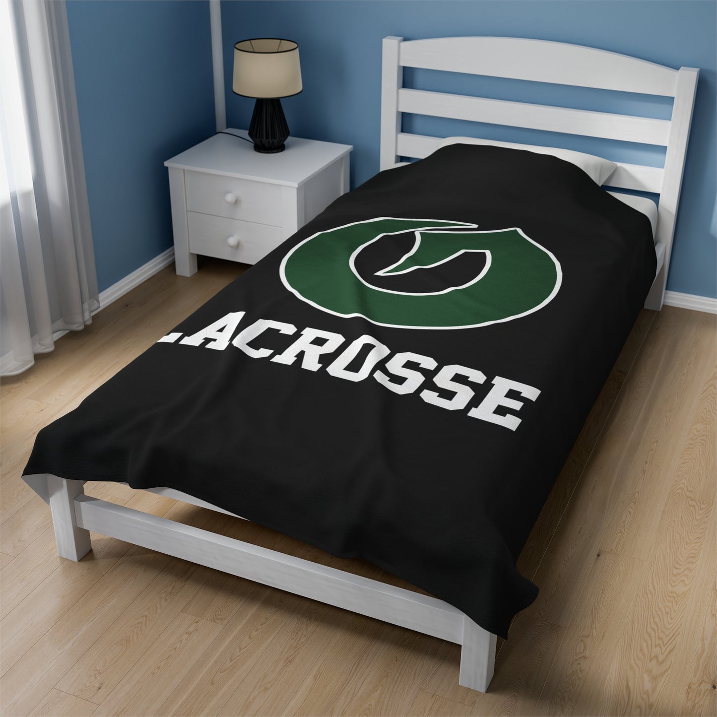 Olympus Lacrosse Velveteen Plush Blanket