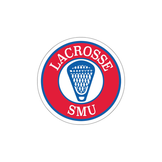 SMU Lacrosse Die-Cut Sticker