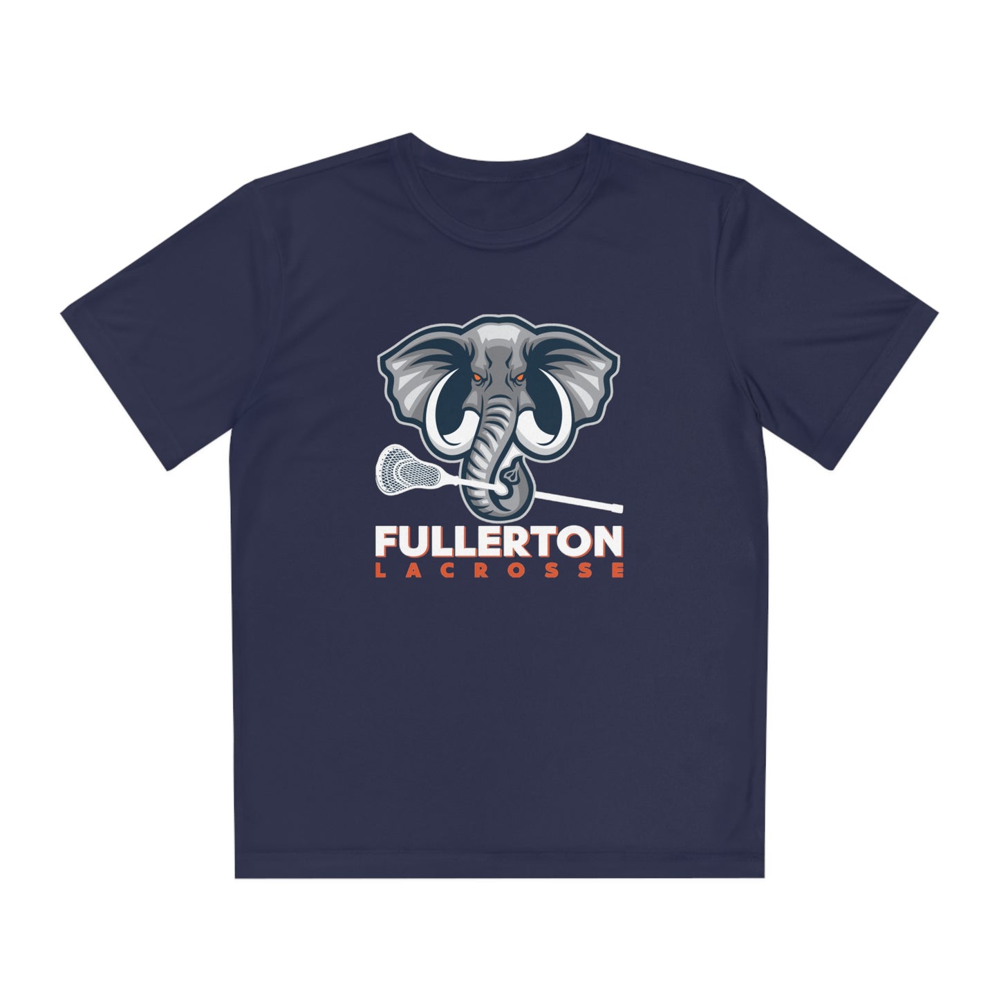 Youth CSUF Lacrosse Sport-Tek Performance Tee