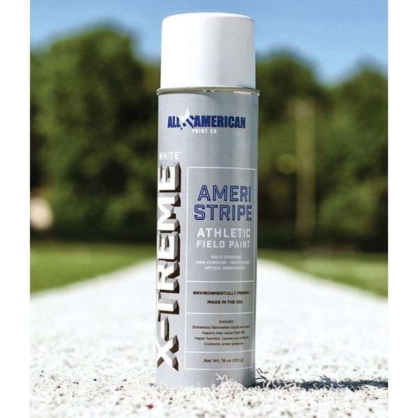Ameri-Stripe 12/case XTREME White Athletic Aerosol Turf Paint, 18oz. Cans