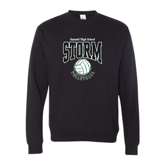 Adult Summit Volleyball Midweight Crewneck Sweatshirt