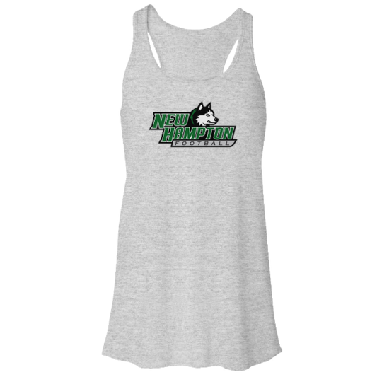 Women's NHS Football Bella + Canvas Flowy Racerback Tank