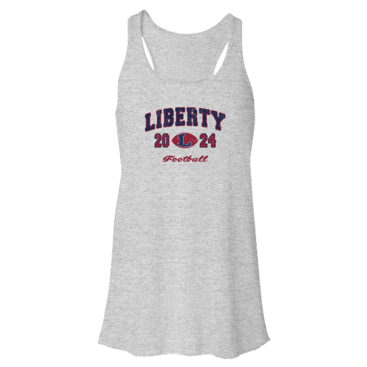 Women's Liberty Football Bella + Canvas Flowy Racerback Tank