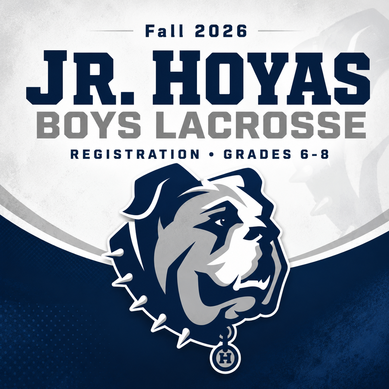 Fall 2026 Jr. Hoyas Boys Lacrosse