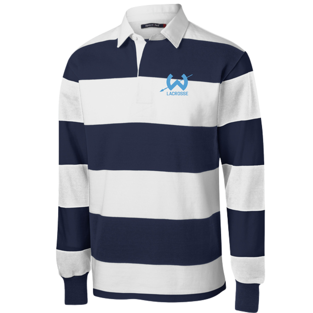Adult Wilton Lacrosse Sport-Tek Classic Long Sleeve Rugby Polo