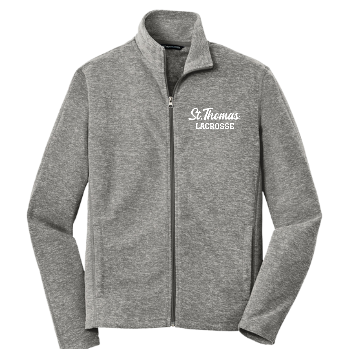 Adult UST Lacrosse Port Authority Heather Microfleece Jacket
