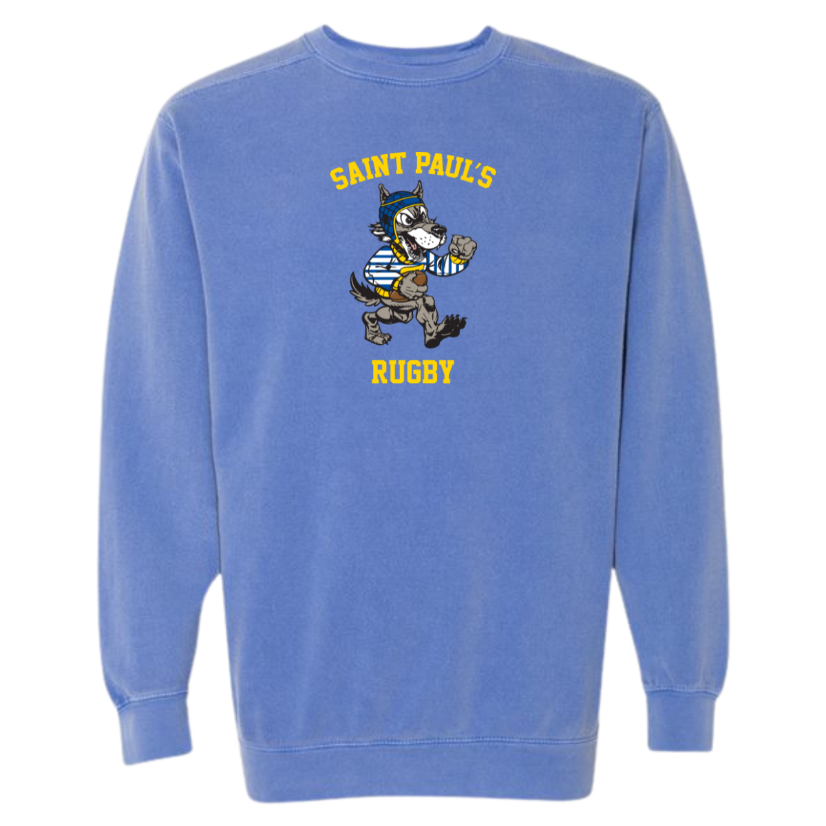 Adult St. Paul's Rugby Comfort Colors Garment-Dyed Sweatshirt