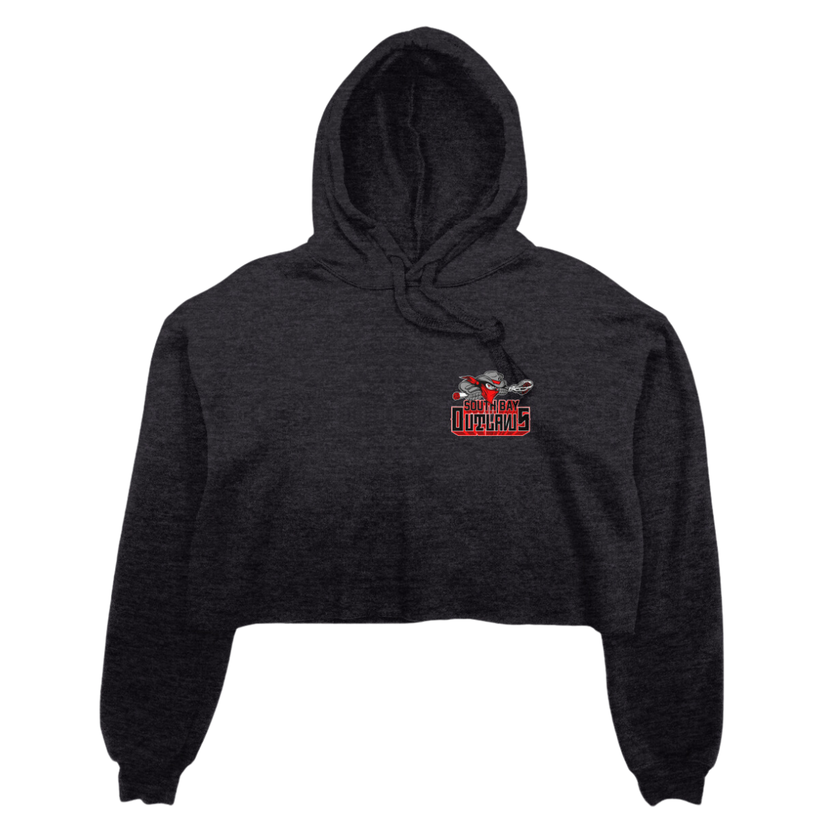 Women's South Bay Outlaws Bella + Canvas Cropped Hoodie