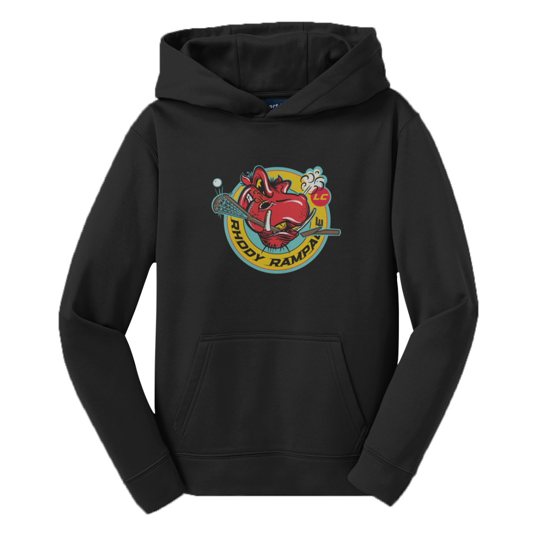 Youth Rampage Sport-Tek Fleece Hooded Pullover