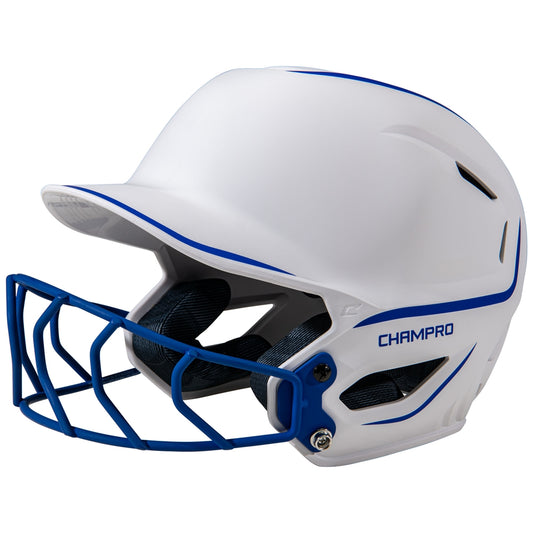 HXE FASTPITCH MATTE TWO-TONE BATTING HELMET - HXEFPM2RYL