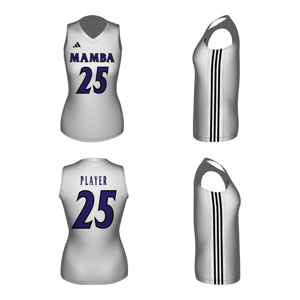 Manhattan Mamba – 18 Black White Adidas Sleeveless Jersey