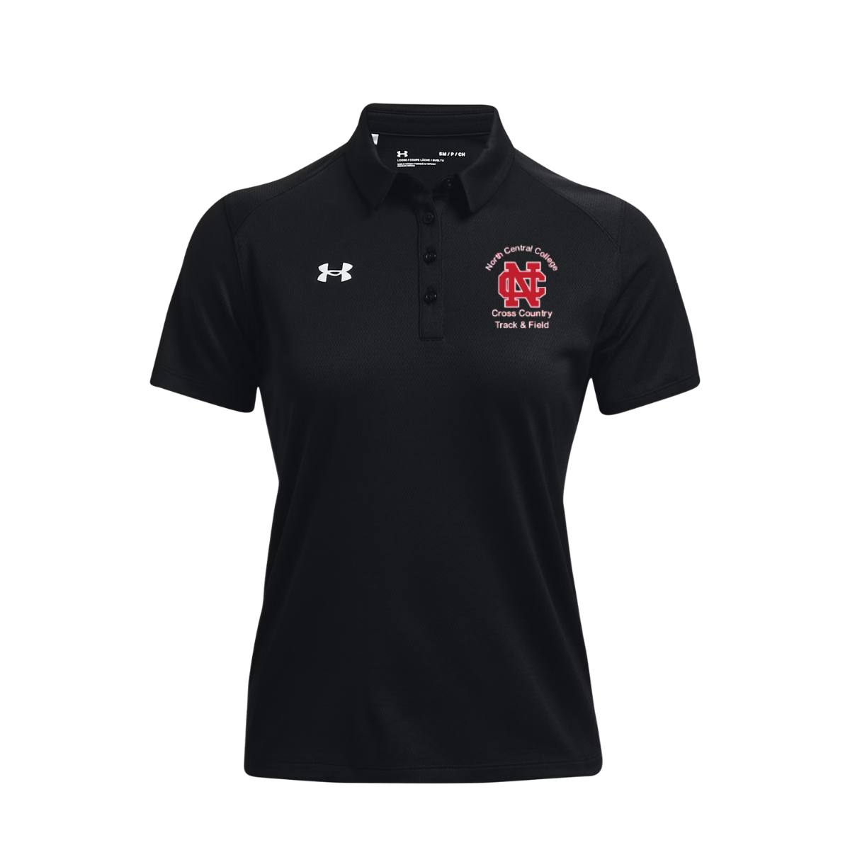 North Central College XC & TF | Women’s Tech Polo product mockup
