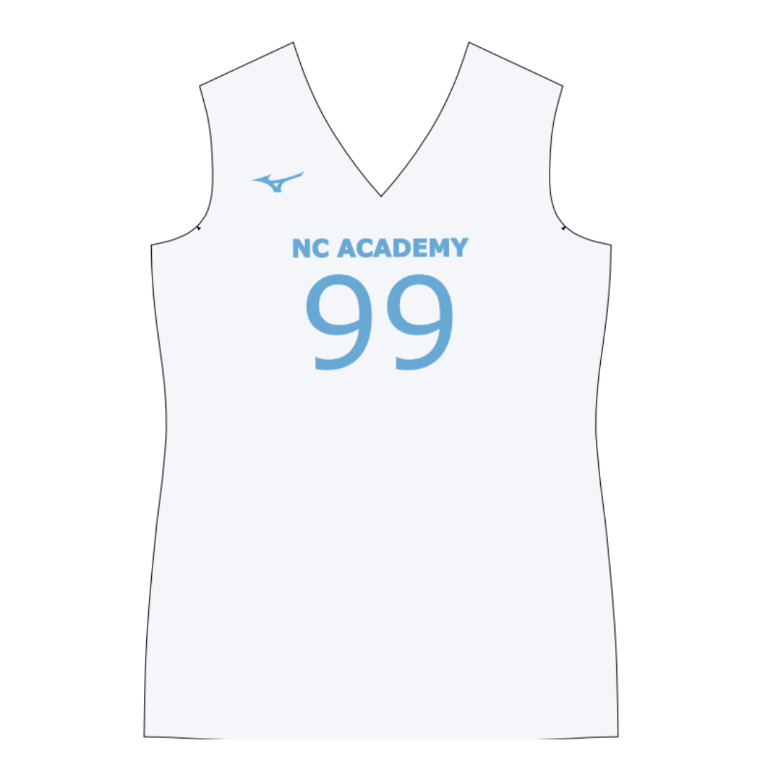 NC Academy Mizuno Sleeveless Team Jersey - White