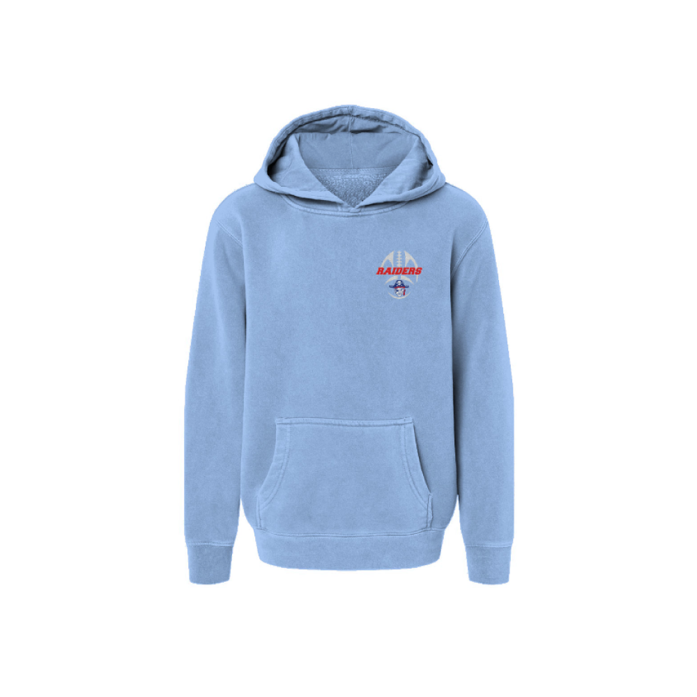 Youth Fairport Football and Cheer Pigment-Dyed Hoodie