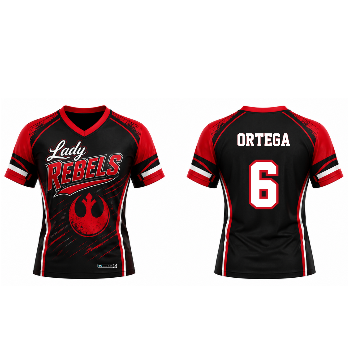 Secondslide Womens/Girls Flag Football Jersey