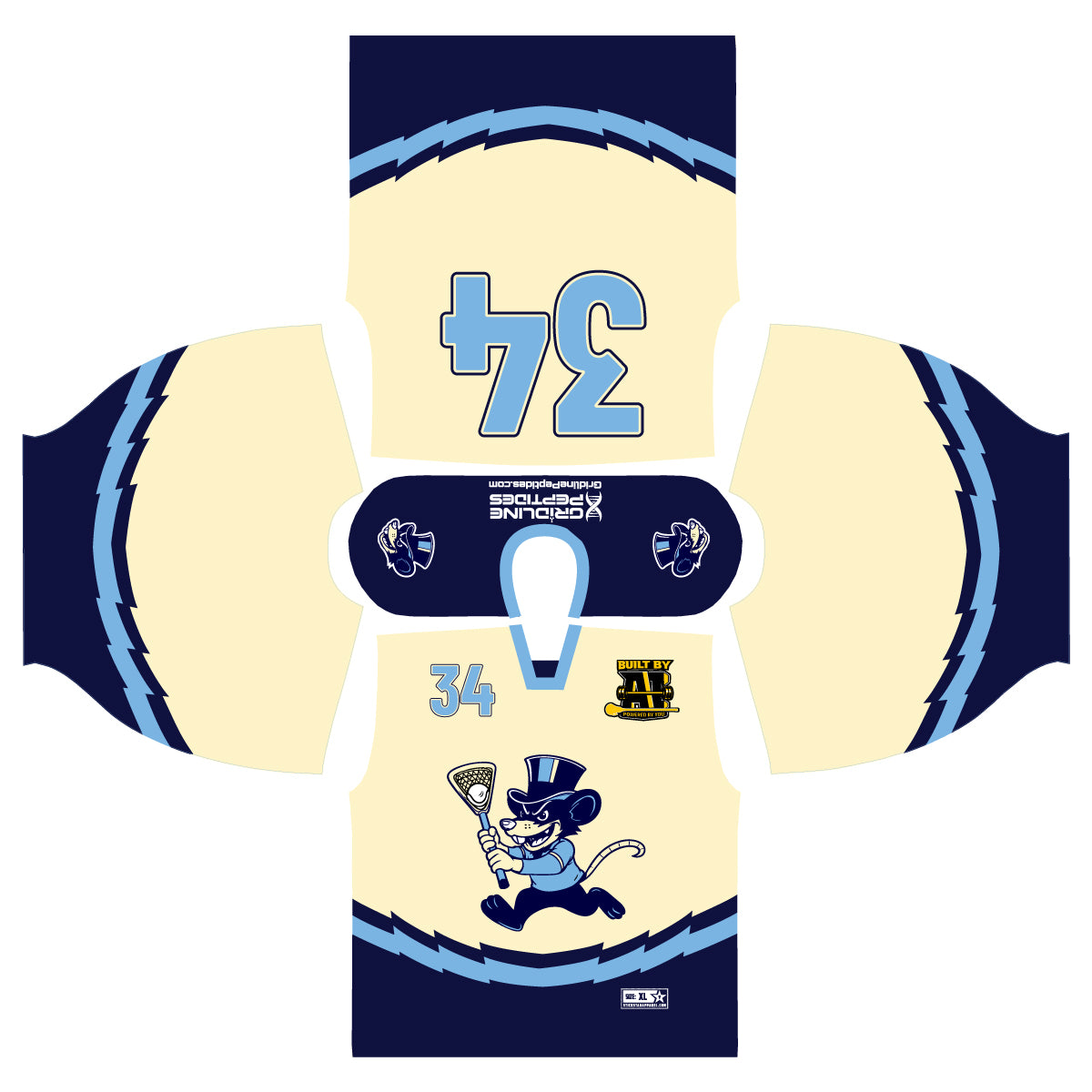 River Rats Box Uniform Jersey - White