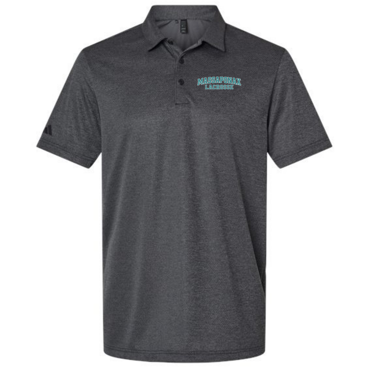 Adult Massaponax Lacrosse Adidas Space-Dyed Polo Shirt