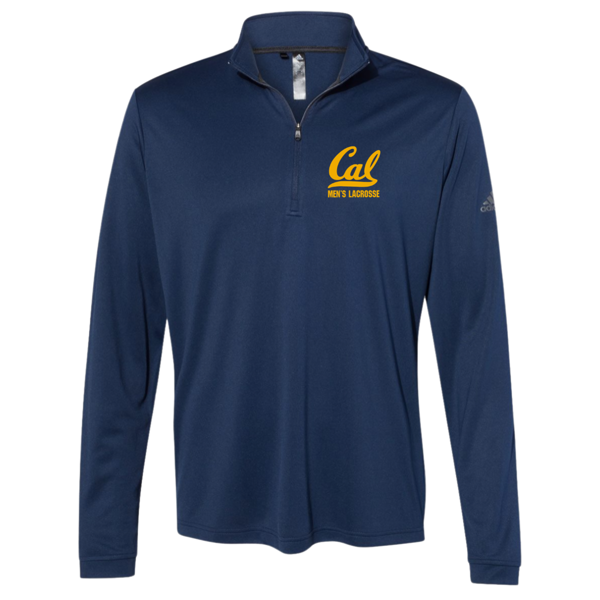 Adult Cal Men's Lacrosse Adidas Lightweight Quarter-Zip Pullover