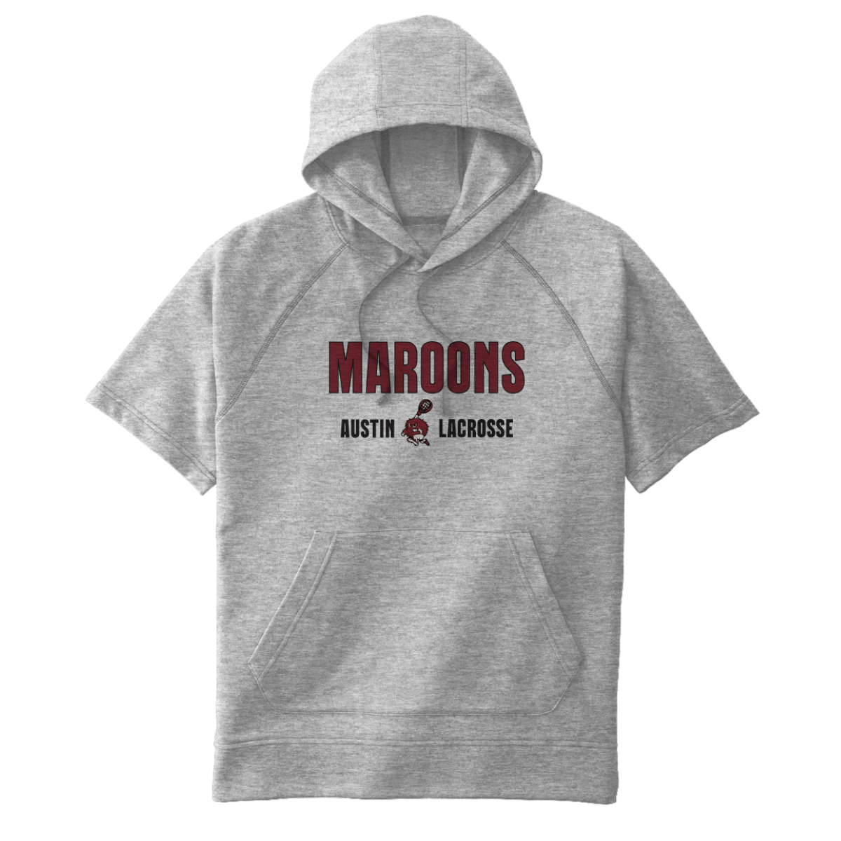 Adult Austin Lacrosse Sport-Tek Tri-Blend SS Hoodie
