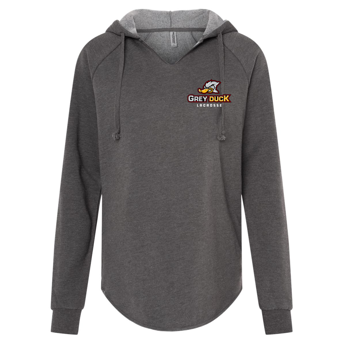 Women's Grey Duck Lacrosse ITC Lightweight Wash Hoodie