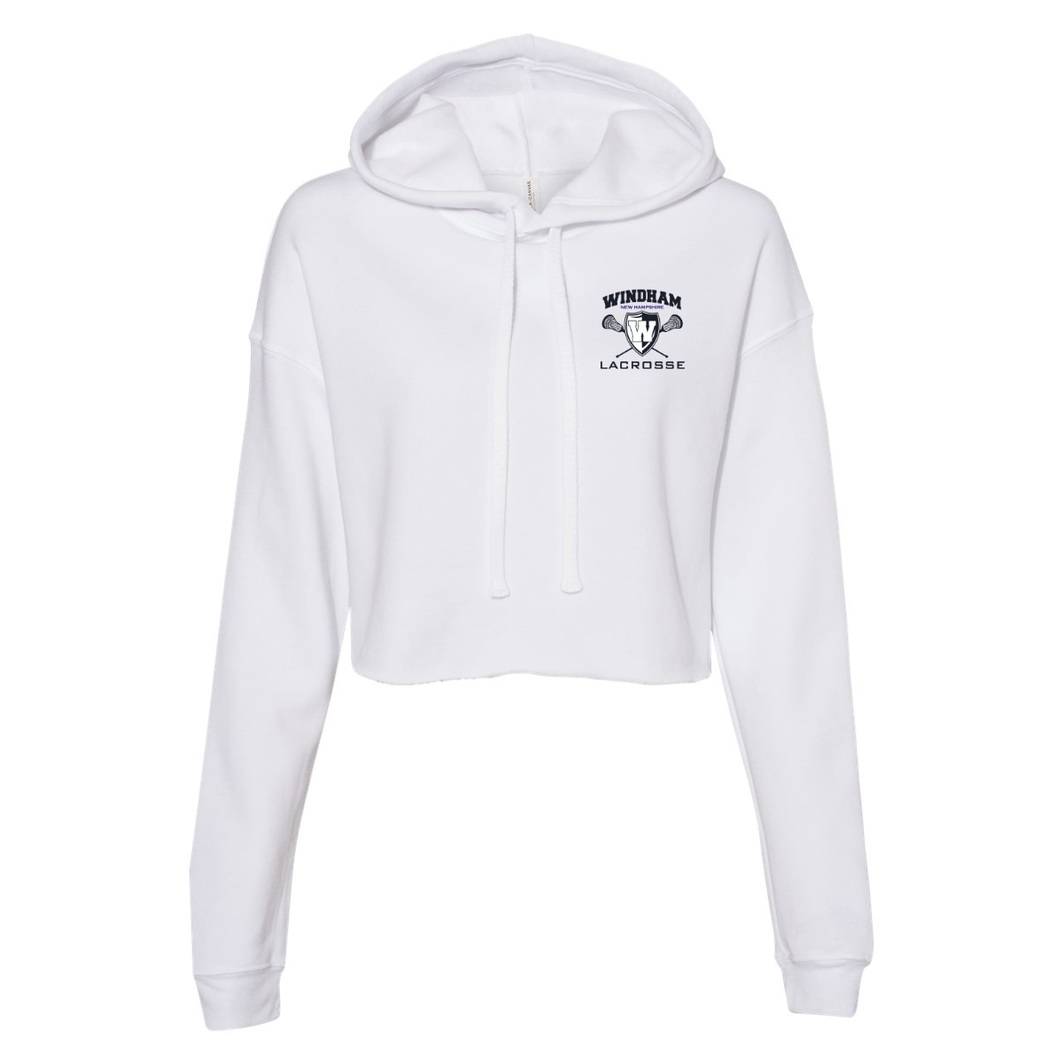 Women's Windham Lacrosse Bella + Canvas Cropped Hoodie