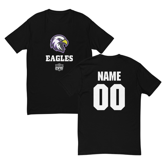 Personalizable - Adult Eagles Next Level Cotton T-Shirt
