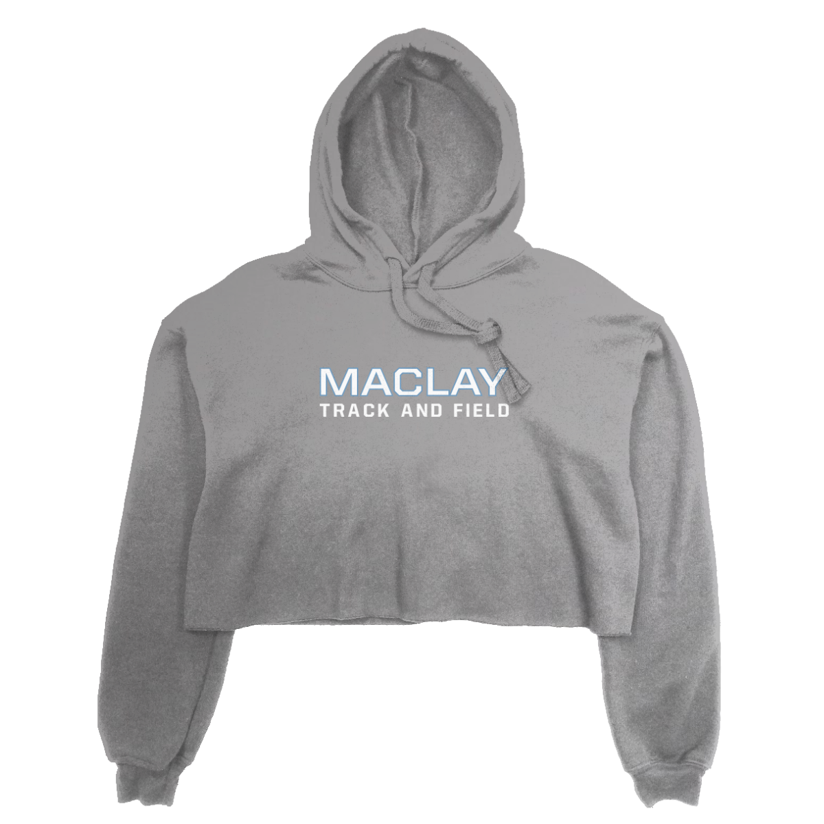 Women's Maclay Track & Field Bella + Canvas Cropped Hoodie