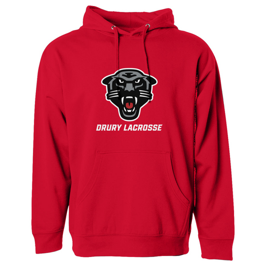 Adult Drury Lacrosse Midweight Pullover Hoodie