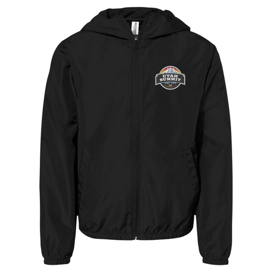Youth Utah Summit LC Lightweight Windbreaker Full-Zip Jacket